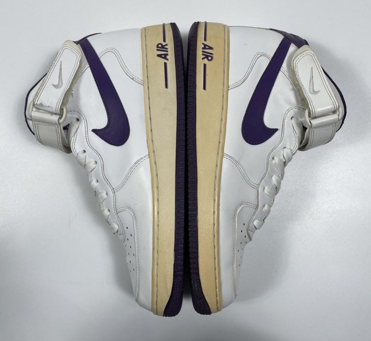 2010 Nike Air Force 1 Mid White Purple