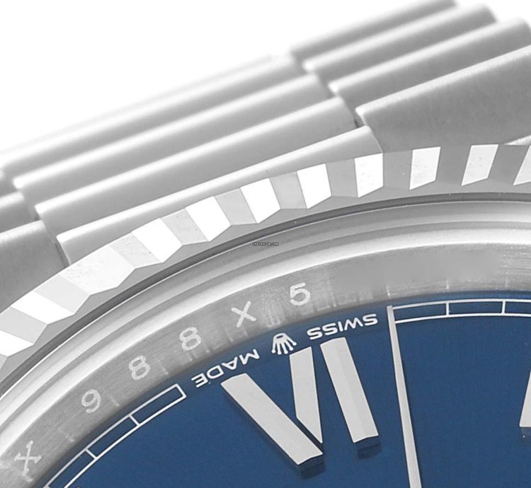 Rolex Day-date 40 President Day-date 40 Blue Dial Platinum Mens Watch 228236 Unworn
