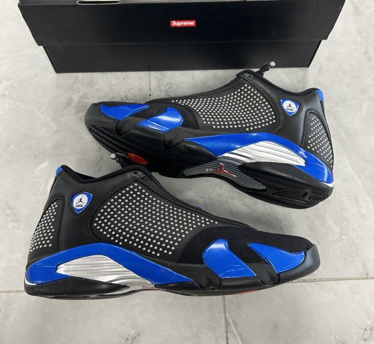 Jordan 14 Retro Supreme Black used