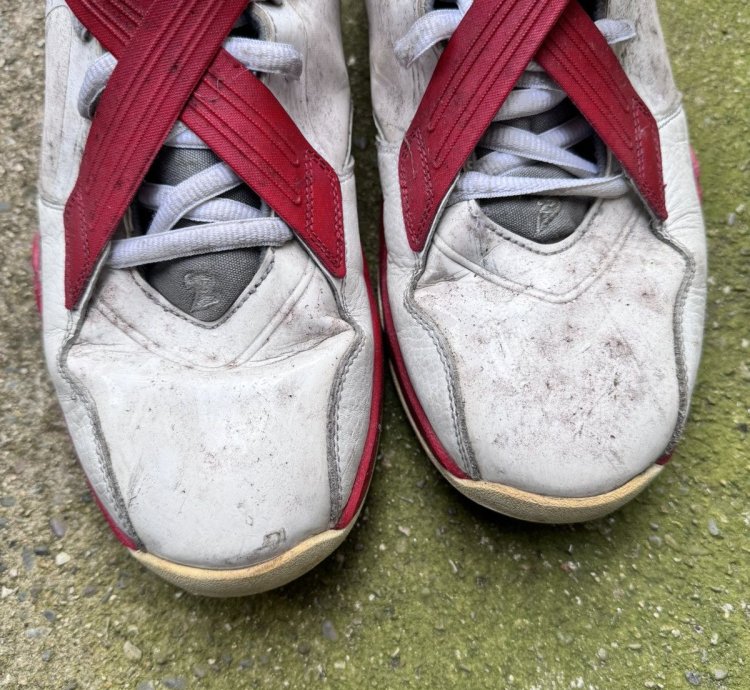 2011 Nike Air Jordan 8 White Red Sneakers
