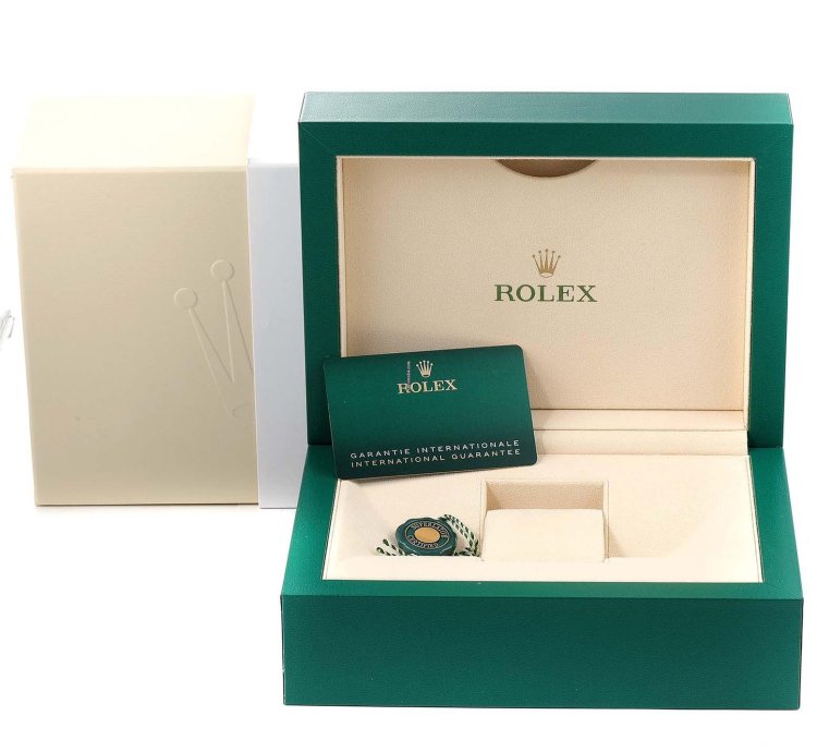 Rolex Day-date 40 President White Gold Diamond Mens Watch 228349 Unworn