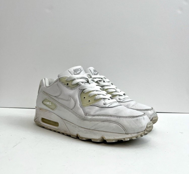 2011 Nike Air Max 90 Leather Vtg Rare 302519 113 Sz 9 5