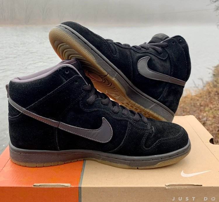 2005 Nike Sb Dunk High Midnight Fog