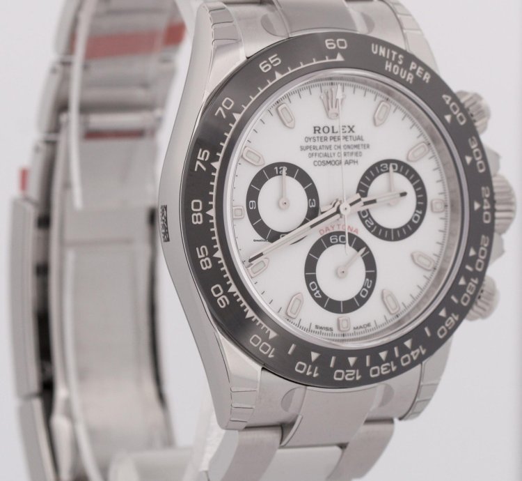 Rolex Daytona New Stickered Papers Rolex Daytona 116500 Ln Ceramic Panda White Steel 40mm Box