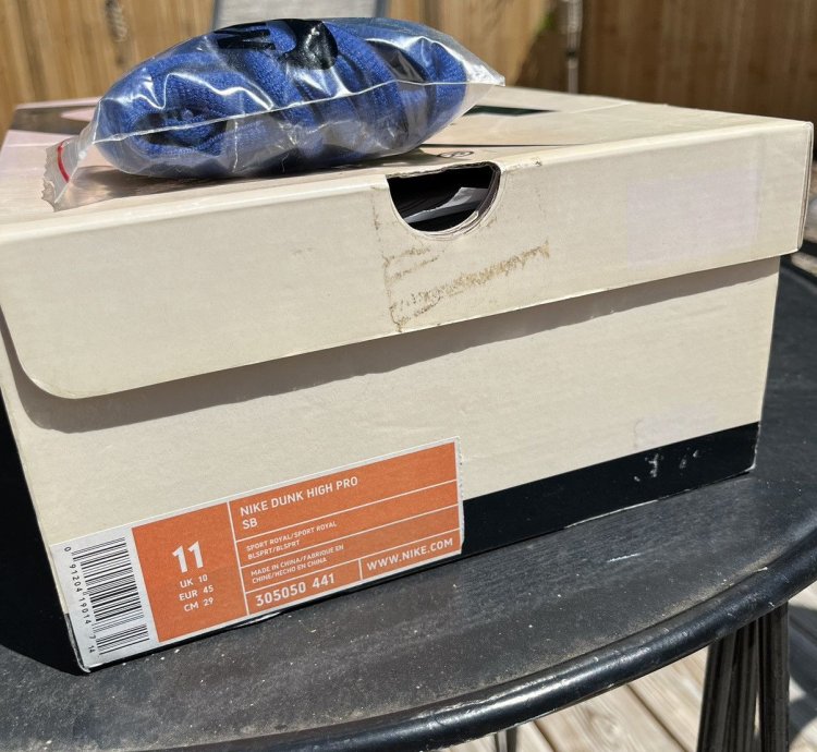 2005 Nike Sb Dunk High Pro Sb T19 Tokyo Royal Blue Size 11