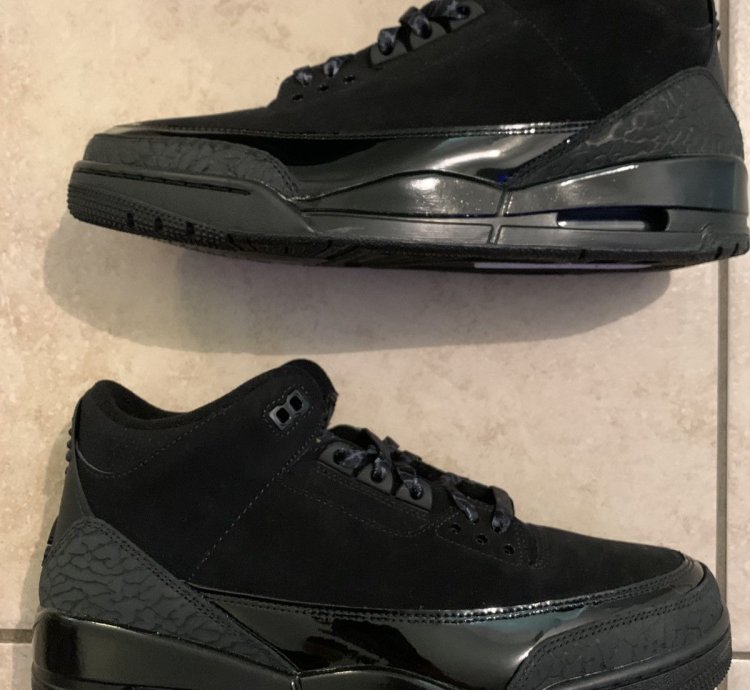 Jordan 3 Black Cat Size 10