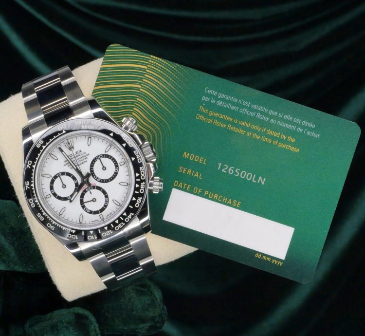 Rolex Daytona New Unworn 2025 Rolex Daytona White Dial Stainless Steel Full Set 126500ln