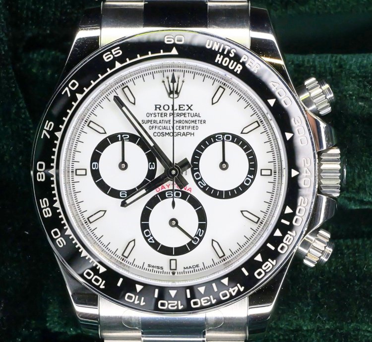 Rolex Daytona New Unworn 2025 Rolex Daytona White Dial Stainless Steel Full Set 126500ln