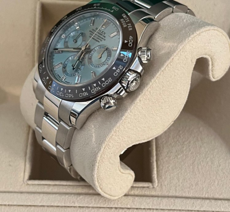 Rolex Daytona New Unworn Daytona Platinum Baguette Dial 116506