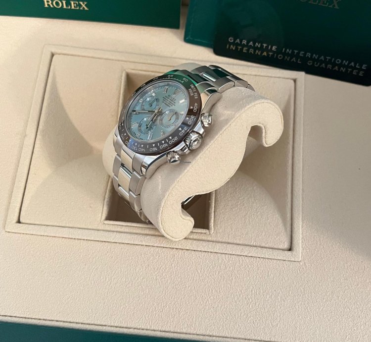 Rolex Daytona New Unworn Daytona Platinum Baguette Dial 116506