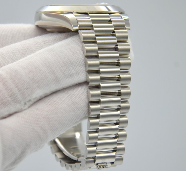Rolex Day-date 40 Ref 228206 Platinum With Ice Blue Dial 40mm