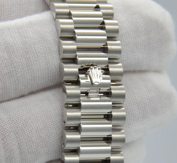 Rolex Day-date 40 Ref 228206 Platinum With Ice Blue Dial 40mm