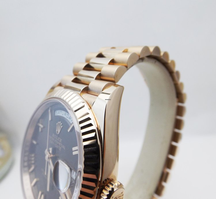 Rolex Day-date 40 Ref 228235 Chocolate Anno 2018 Full Set New - Unused