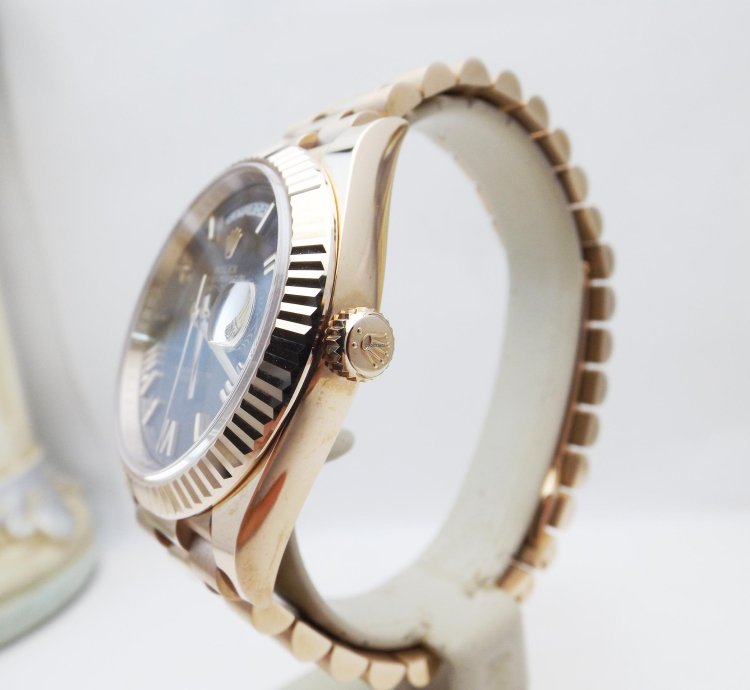 Rolex Day-date 40 Ref 228235 Chocolate Anno 2018 Full Set New - Unused
