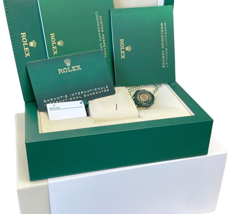 Rolex Daytona New Unworn Stickers Rolex Daytona Cosmograph 126500 Papers White Panda Watch Box