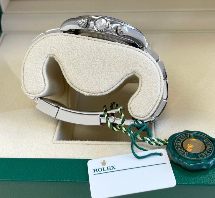 Rolex Daytona New Unworn Stickers Rolex Daytona Cosmograph 126500 Papers White Panda Watch Box