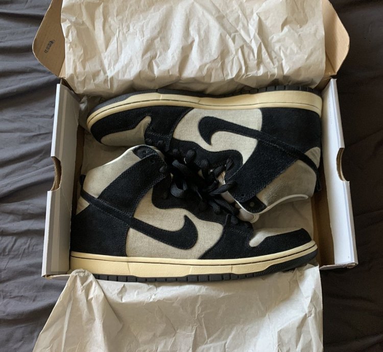 2010 Nike Sb Dunk High Pro Fossil