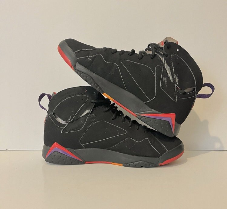 2012 Nike Air Jordan 7 Vii Retro Raptors Purple 304775-018