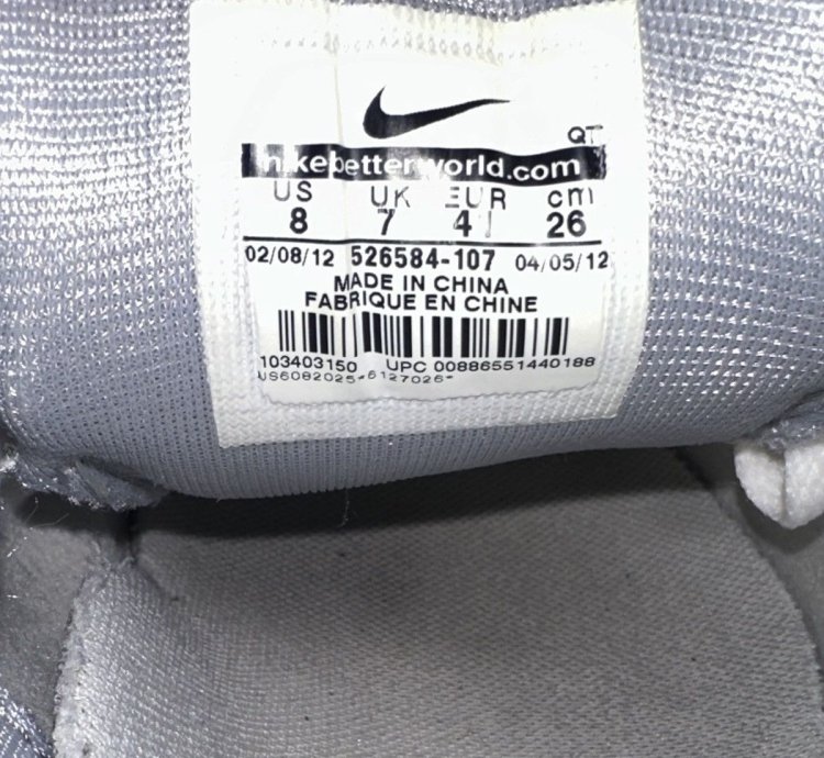 2012 Nike Air Max 90 Hyperfuse Livestrong Size 8 Rare Og 326