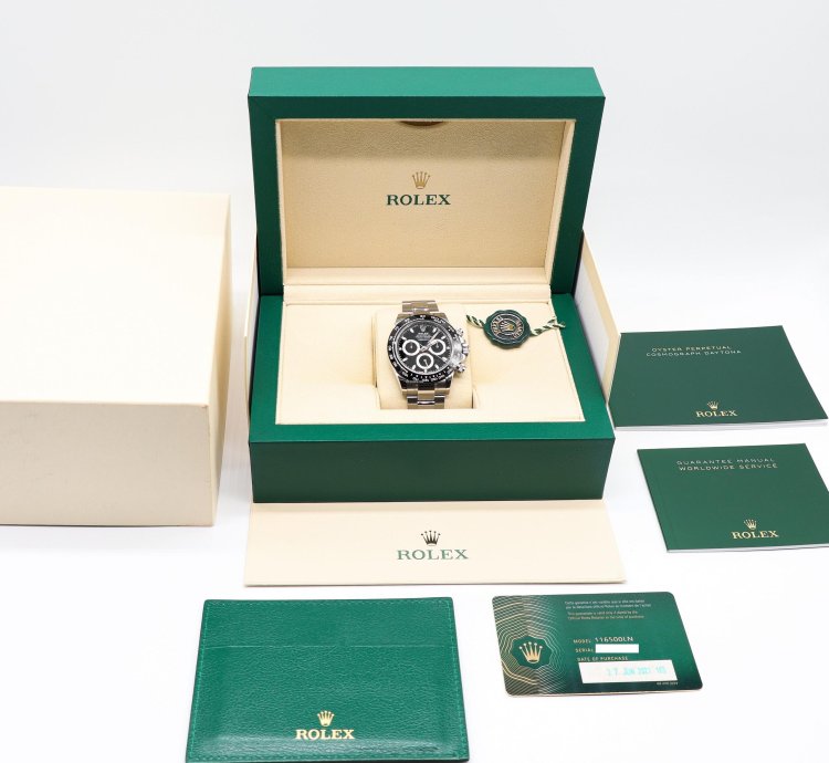 Rolex Daytona New Unworn With Stickers Full Set Year 2021-06 Rolex Warranty Until 2026-06