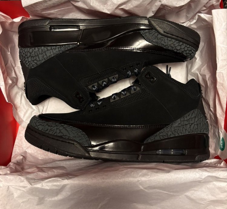 Jordan 3 Retro Black Cat 2025