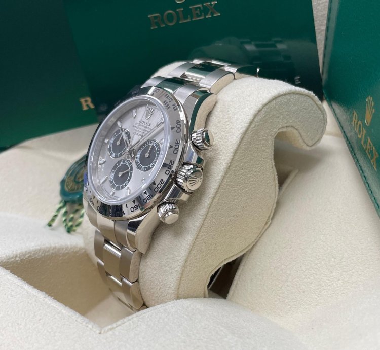 Rolex Daytona New White Gold 116509 Cosmograph Daytona 40mm Silver Dial Oyster Bracelet