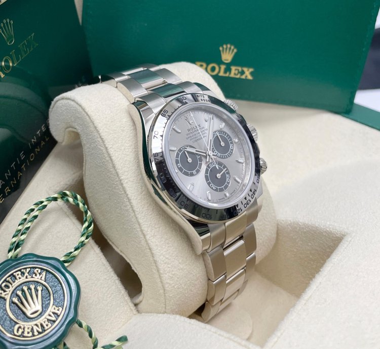 Rolex Daytona New White Gold 116509 Cosmograph Daytona 40mm Silver Dial Oyster Bracelet