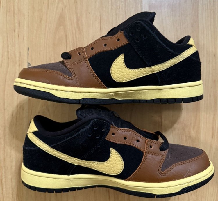 2012 Nike Dunk Sb Low Premium Og Black Tan Guinness