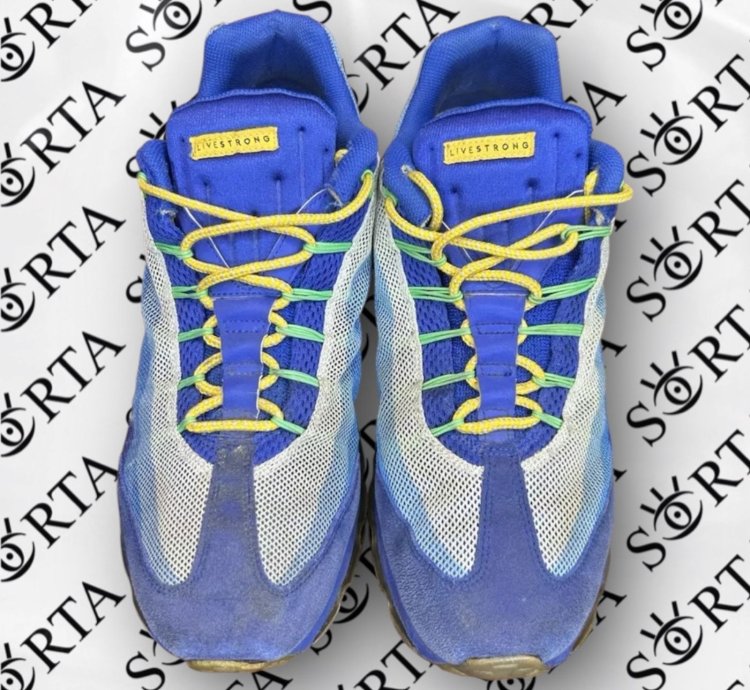 2012 Nike Livestrong Air Max 95 Dynamic Flywire Hyper Blue