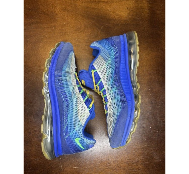 2012 Nike Livestrong Air Max 95 Dynamic Flywire Hyper Blue