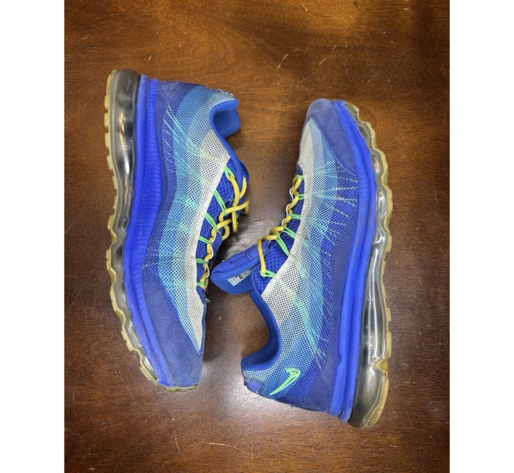 2012 Nike Livestrong Air Max 95 Dynamic Flywire Hyper Blue