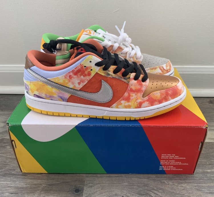 2021 Nike Sb Dunk Low Street Hawker Sz 9 5 Ds