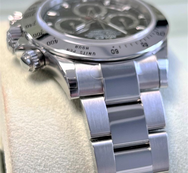 Rolex Daytona Nos 116520 All Factory Stickers Stainless Steel Black Dial