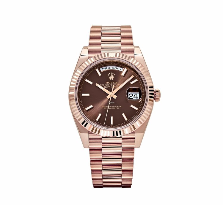 Rolex Day-date 40 Reference 228235 Rose Gold Chocolate Dial 2024