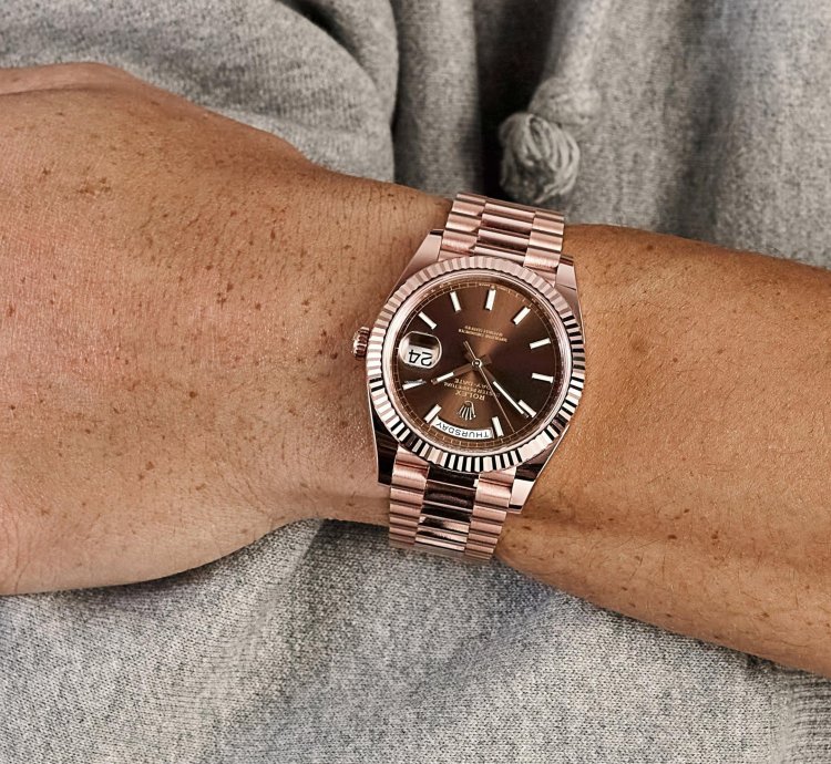 Rolex Day-date 40 Reference 228235 Rose Gold Chocolate Dial 2024