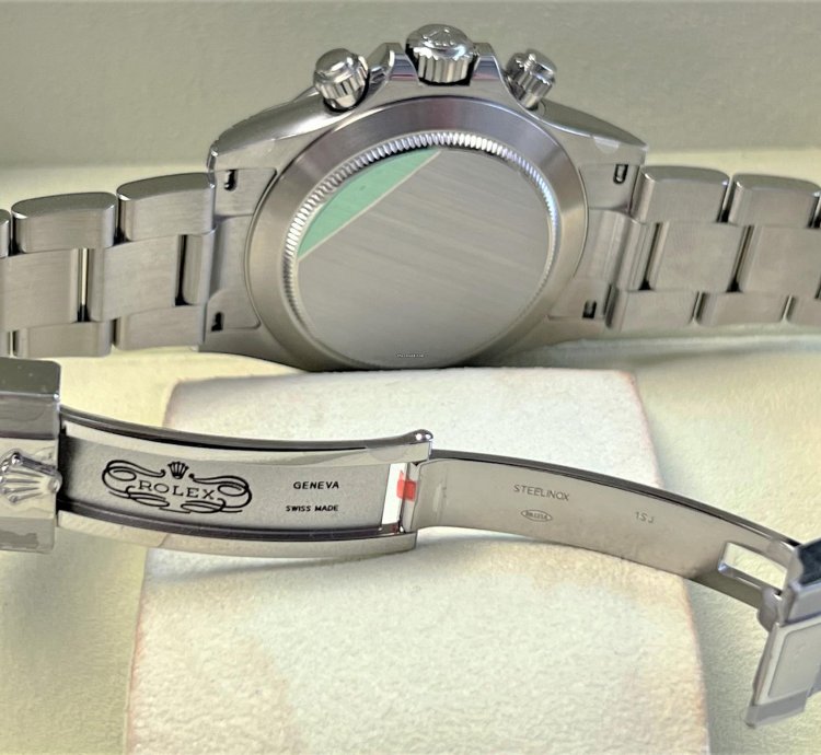 Rolex Daytona Nos 116520 All Factory Stickers Stainless Steel Black Dial