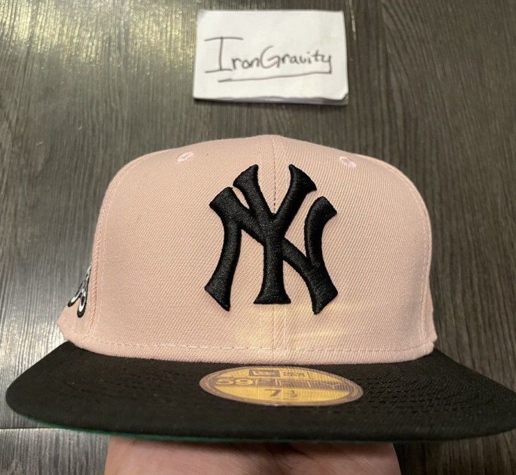 7 1 2 Myfitteds New York Yankee Nike Sb Dunk Pink Box Fitted
