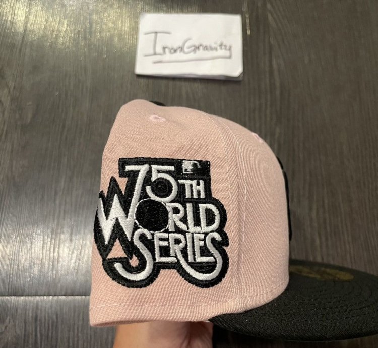 7 1 2 Myfitteds New York Yankee Nike Sb Dunk Pink Box Fitted