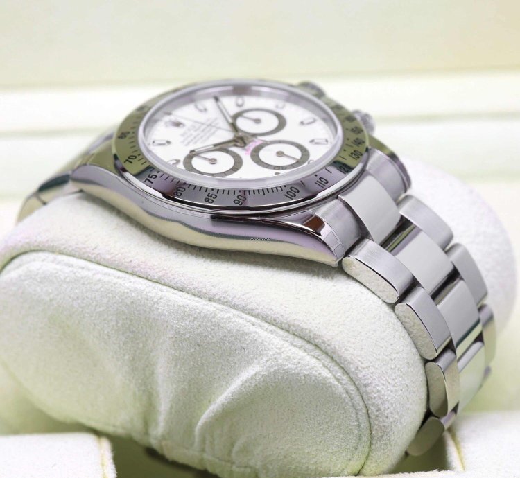 Rolex Daytona Nos 2006 Rolex Daytona 116520 40mm White Dial Box Papers Stickersdaytona