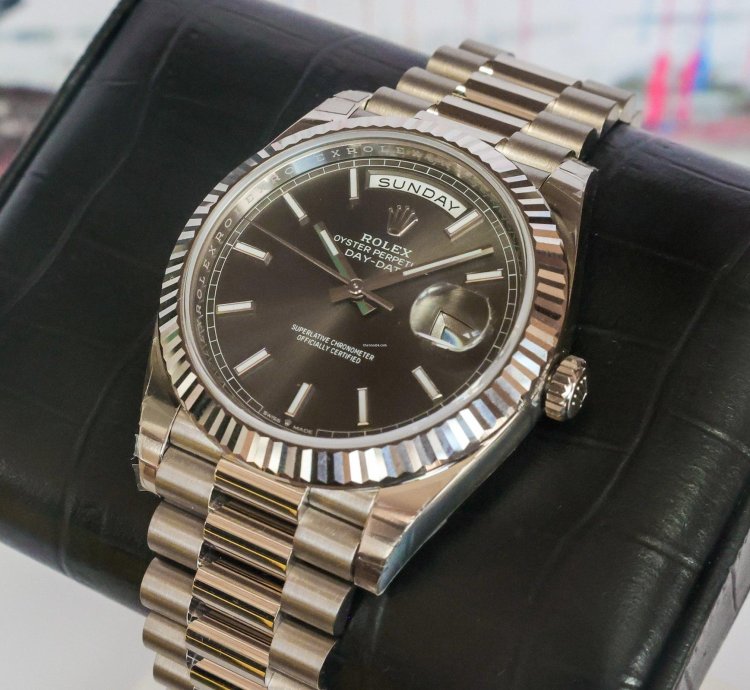 Rolex Day-date 40 Rhodium 228239 2022 Unworn 40mm 18k White Gold Full Set