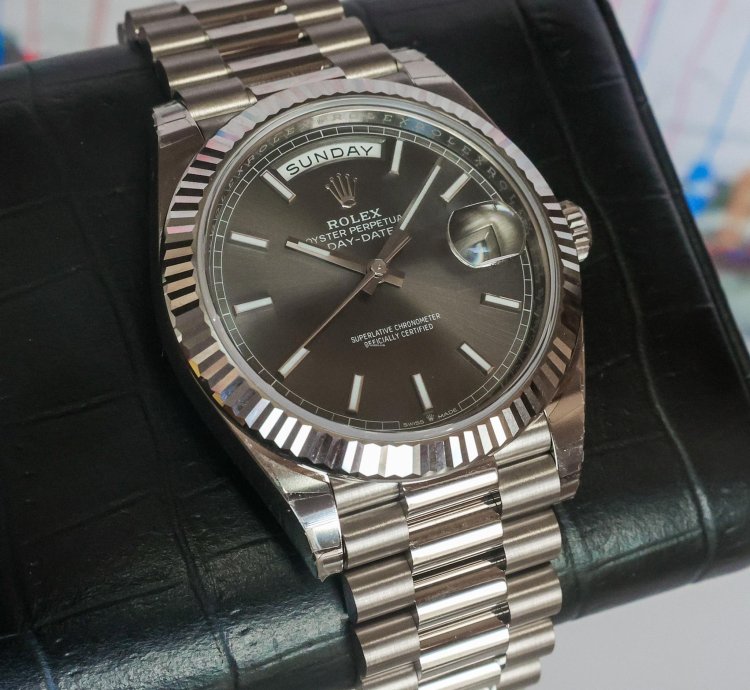 Rolex Day-date 40 Rhodium 228239 2022 Unworn 40mm 18k White Gold Full Set