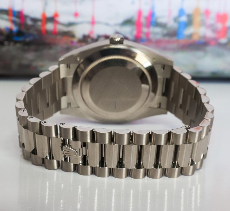 Rolex Day-date 40 Rhodium 228239 2022 Unworn 40mm 18k White Gold Full Set