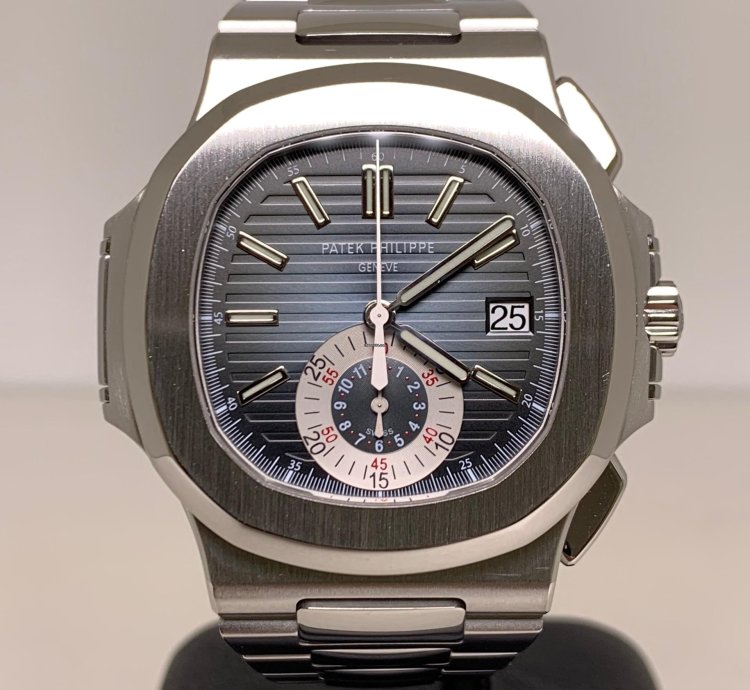Patek Philippe Nautilus Ref 5980 1a-001 Blue Dial Full Set