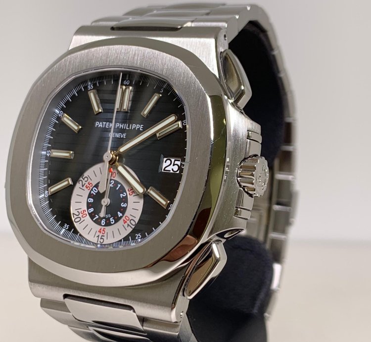 Patek Philippe Nautilus Ref 5980 1a-001 Blue Dial Full Set