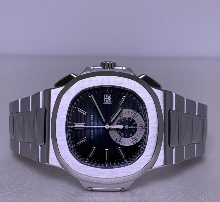 Patek Philippe Nautilus Ref 5980 1a-001 Blue Dial Full Set