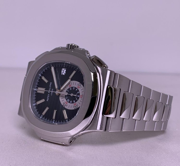 Patek Philippe Nautilus Ref 5980 1a-001 Blue Dial Full Set
