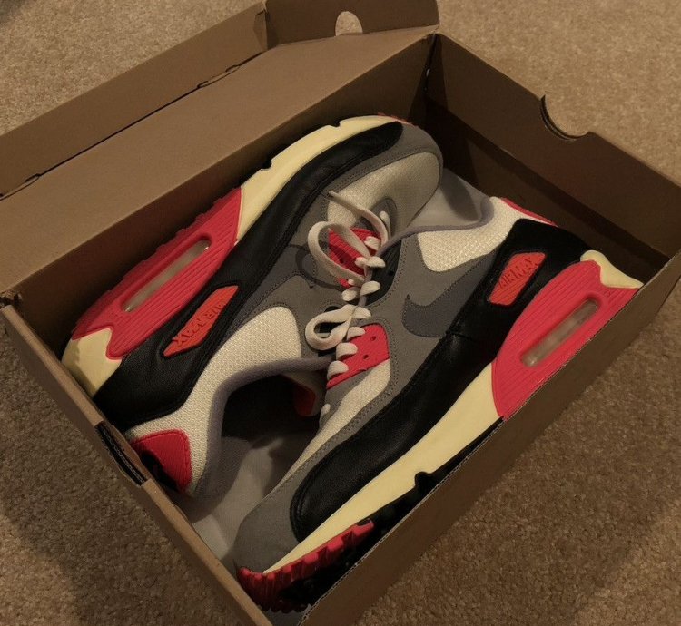 2013 Infrared Air Max 90 Vintage 543361-161