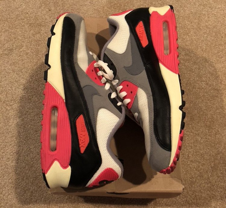 2013 Infrared Air Max 90 Vintage 543361-161
