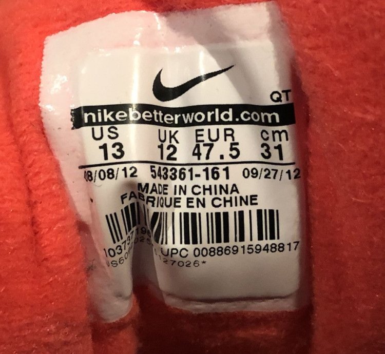 2013 Infrared Air Max 90 Vintage 543361-161
