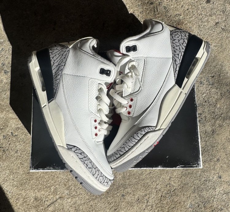 Jordan 3 White Cement Reimagined 2023 Size 9